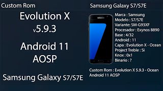 Evolution X v5.9.3 Android 11 - Samsung Galaxy S7/S7E