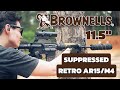 Brownells retro ar15 733 c7 suppressed