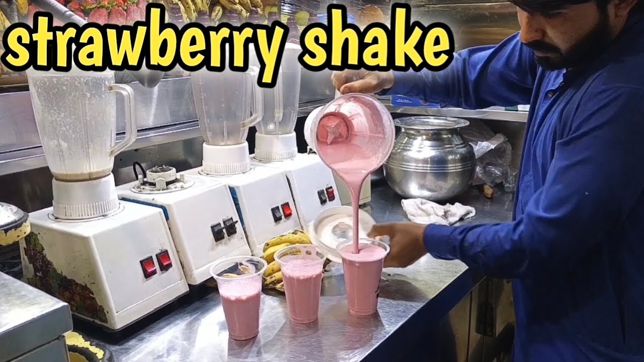 How To Make Strawberry Shake In Royal Pizza. 