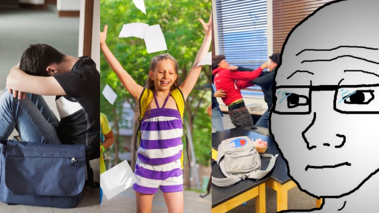 Типы учеников в последний день учебы