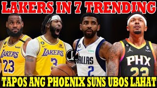 LAKERS in 7 TRENDING LEBRON: ONE Game at a TIME | TAPOS ang SUNS &quot;UBOS&quot; ang DRAFT LAGLAG sa PLAYOFFS