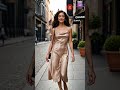 That "Cool Girl" energy in the heart of NYC 🥂✨ #OldMoneyAesthetic #NYCLifestyle #SatinDress