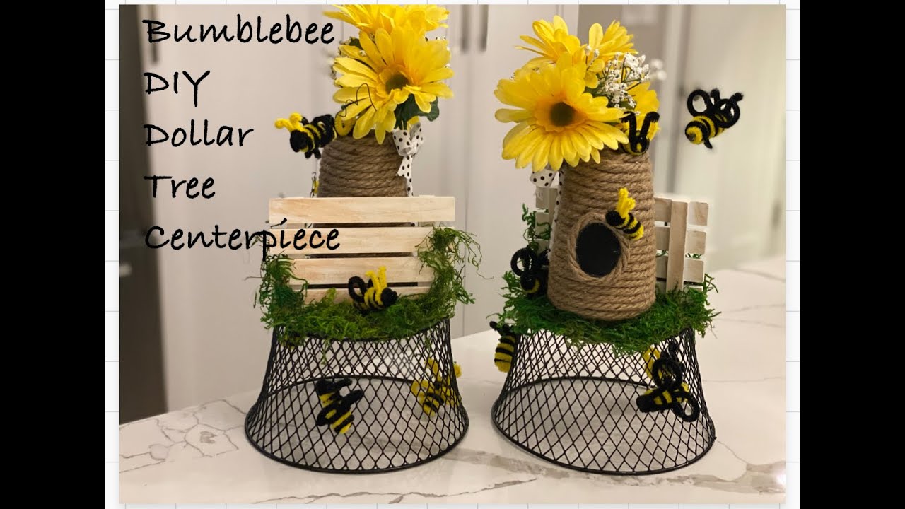 Bumble bee centerpiece, bumble bee decorations, bumblee bee party, bee  centerpiece, bee babyy shower