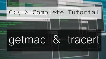 10. CMD - getmac & tracert