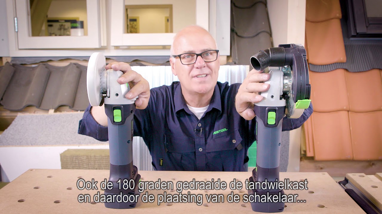 Redelijk Kakadu overschot De verschillen tussen de Festool haakse slijper AGC 18 en tegelslijper  DSC-AGC 18 FH | Festool NL - YouTube