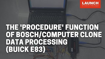 X-431 ECU & TCU Programmer | The "procedure" function on BOSCH for Computer Clone Data Processing