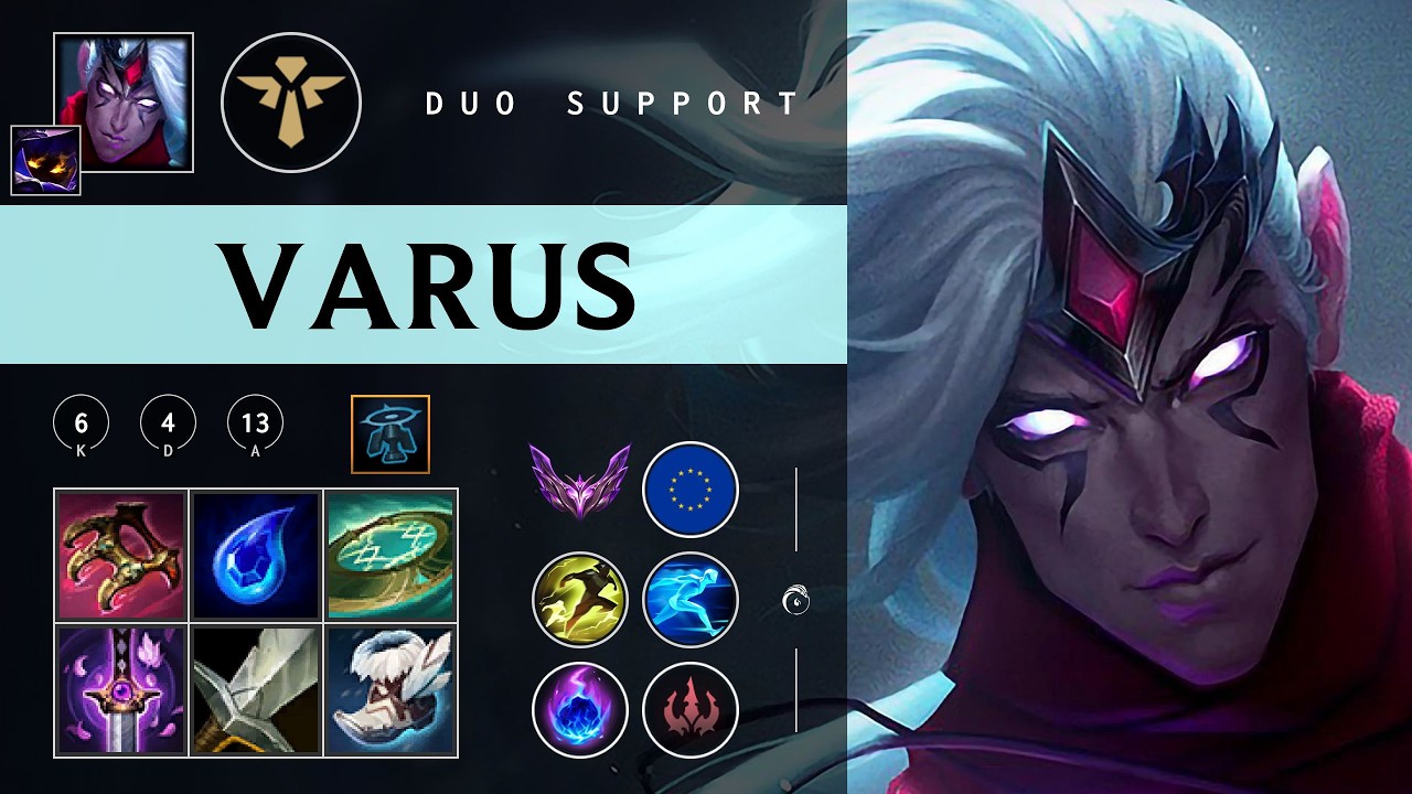 Varus Support vs Braum - EUW Master Patch 26.03