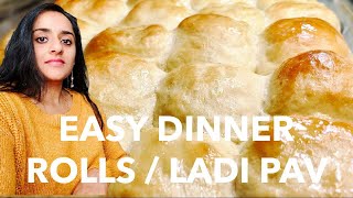 Famous Homemade Eggless Soft and Fluffy Dinner Rolls | Vegan Milk Bread | Ladi Pav Recipe | Mumbai Vada Pav Net Worth