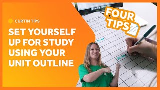 How to use your unit outlines to set yourself up for study | Study Hacks 📚