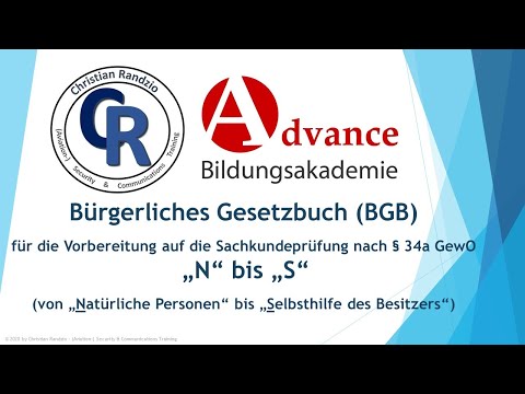 BGB zur Sachkunde