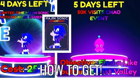 HOW TO GET NEW MAJIN SONIC SKIN + 50K CHAO IN SONIC SPEED SIMULATOR RP!! (Sonic RP+)