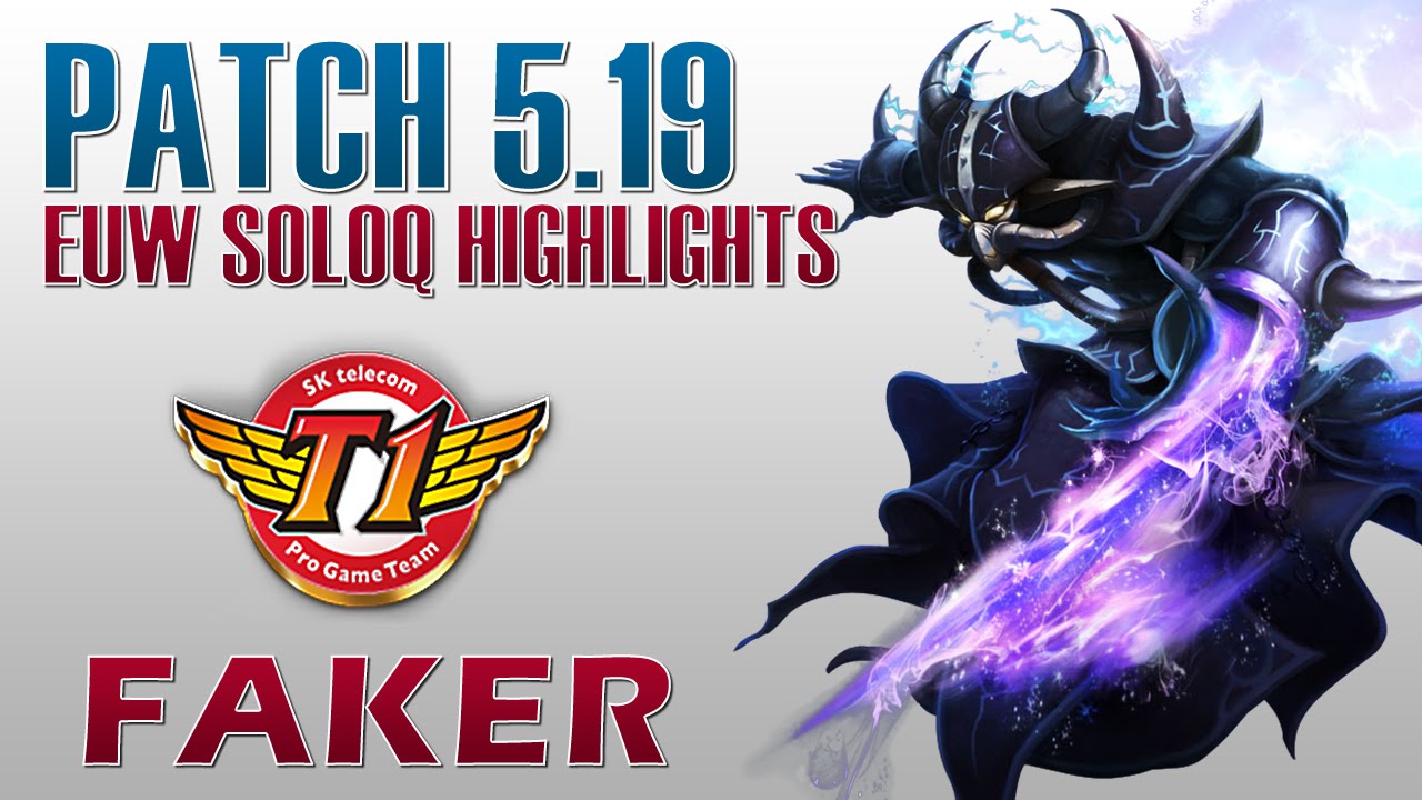 SKT T1 Faker - Kassadin Mid Lane - EUW SoloQ Highlights