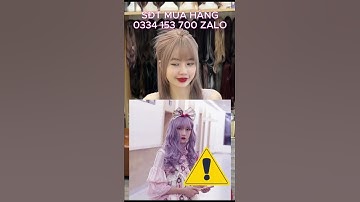 Tóc giả xoăn, tóc giả thẳng – Nên chọn loại nào? #shorts  #lamdep