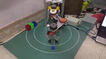 ROBOT Scara phân loại màu sắc