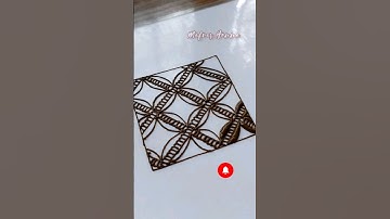 New Henna grids For you 😃 subscribe @mafrashenna for more #henna  #mehndidesign #tutorial #mehndi