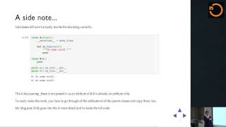 Metaclasses in Python