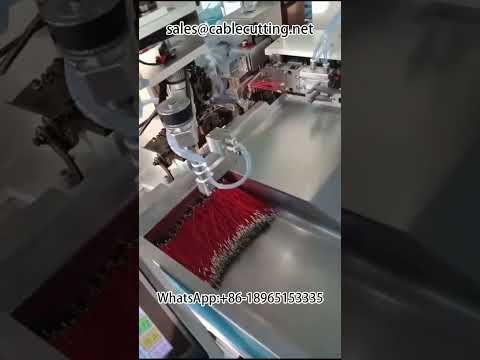 Five-Wire Double-Head Termination and Stripping Machine for Wire Harness