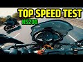 Ns 200 bs6  top speed test  nilesh kadam ride  ns 200 bs6 top speed test