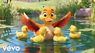 BabyDino - Official Nursery Rhymes Channel - Five Little Ducks | Kids Songs | BabyDino Songs