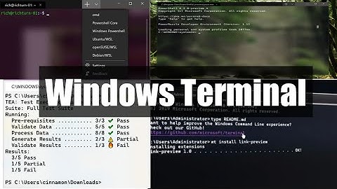 The New Windows Terminal | command-line user experience| Learning Phase|