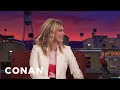 January Jones’ Intense Dream About Dwayne Johnson - CONAN on TBS