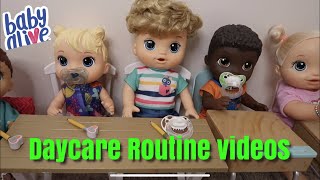 Baby Alive Daycare Routine Videos