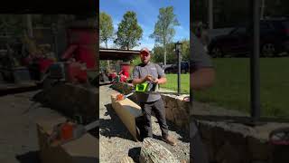 Inside look at our cordless chainsaw head to head, TESTING