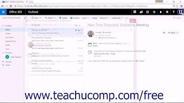 Outlook on the Web Tutorial Using the Inbox Microsoft Training