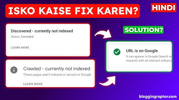 How to Fix Discovered Currently Not Indexed | Crawled Currently Not Indexed
