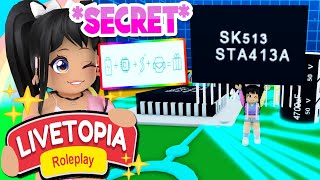 *MICRO CHIP LOCATION* SCHOOL SECRET in LIVETOPIA Roleplay (roblox)