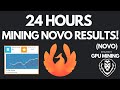 24 HOURS MINING NOVO RESULTS! GPU MINING - THE MOST PROFITABLE COIN TO MINE RIGHT NOW?