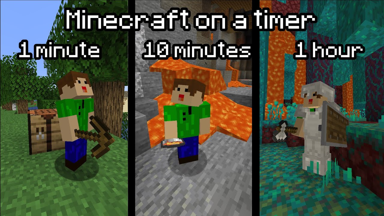 How much can you do in an hour of playing Minecraft? - YouTube