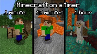 How much can you do in an hour of playing Minecraft?