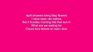 Sugarland- April Showers chords