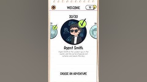 Level 11-15 Agent Smith |Brain Test 2