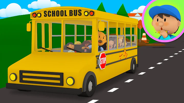 A School Bus goes to Carl&#039;s Car Wash | Cartoon for kIds