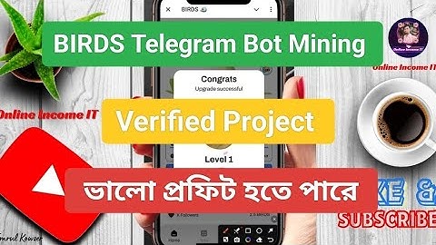 Birds Telegram Bot Mining Project | 100% Verified Project | SUI Blockchain Supported Project