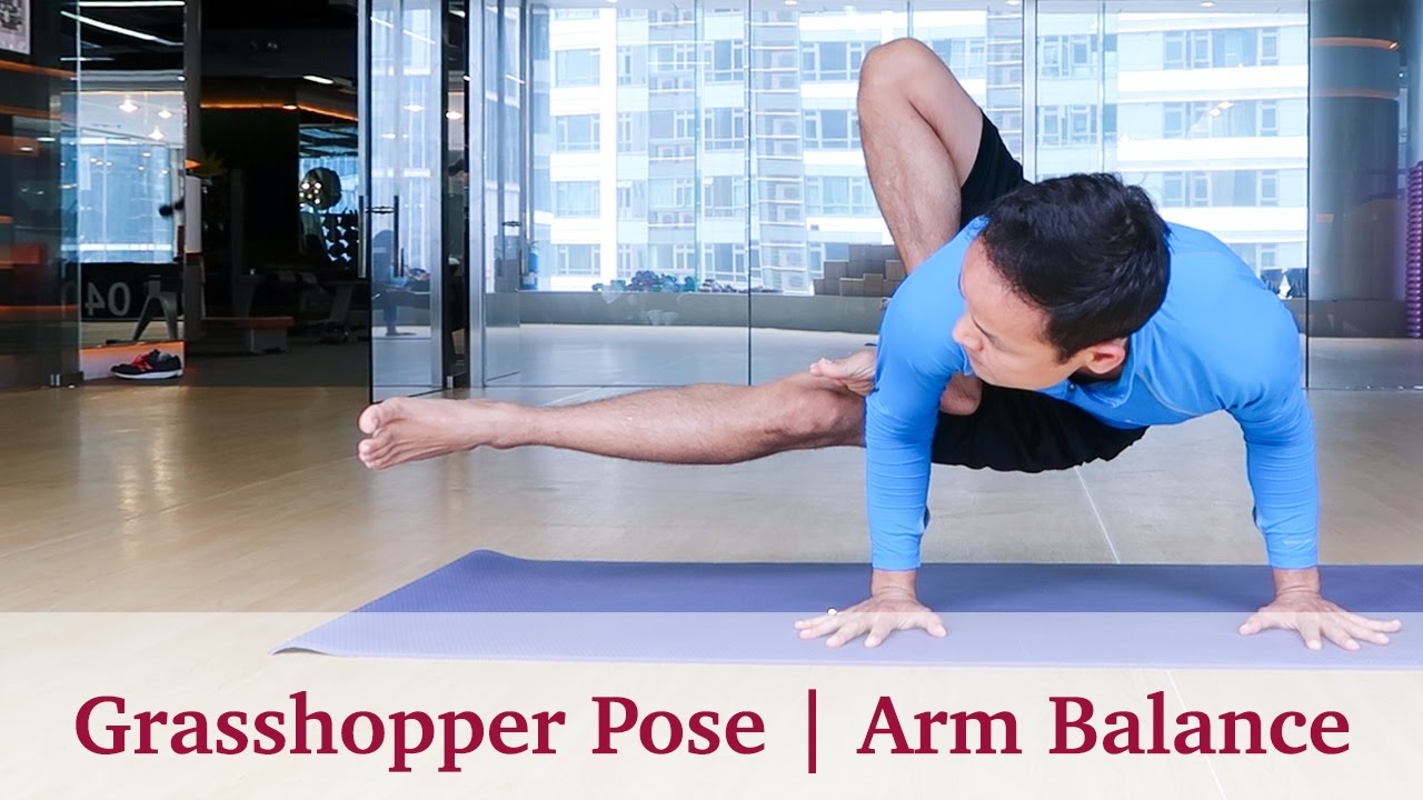 How to Grasshopper pose | Arm Balance - YouTube