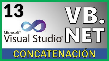 Curso Visual Basic .NET - 13. Concatenación