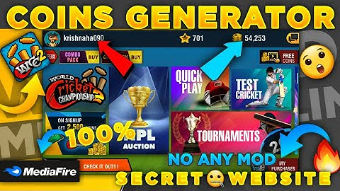 Wcc2 Unlimited⚡Coins Trick With🔥Sigh In No Mod🤭Version 2.9.4 ||Secret Website🔍|| With Link || With🙂💯