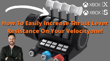 Turtle Beach Velocityone- How To [Easily & Cheaply] Increase Your Thrust Lever(s) Resistance.