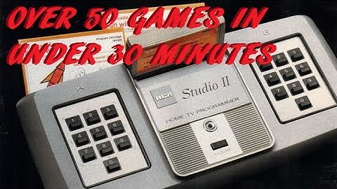 Over 50 RCA Studio II Games In Under 30 Minutes