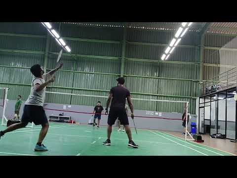 Badminton Match men doubles - YouTube