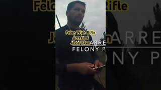 Convicted Felon With A Rifle Arrested By FWC Jesse Bean