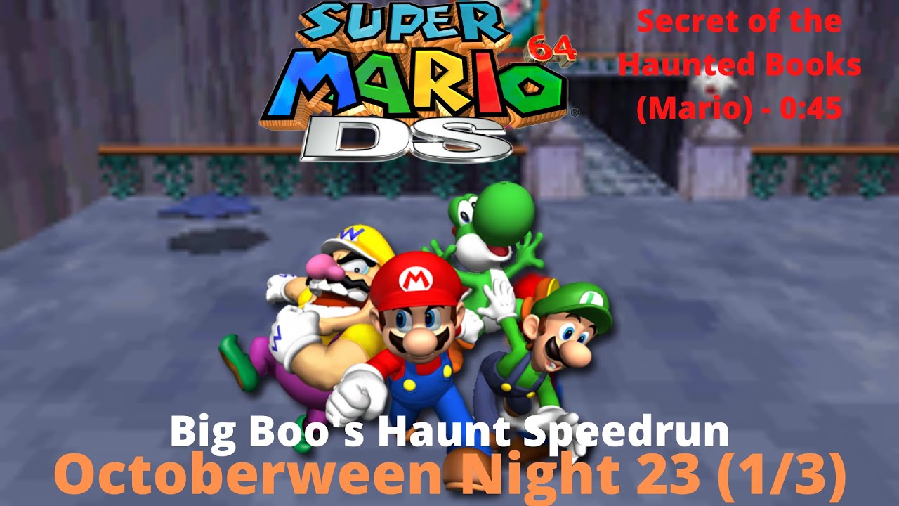 Mario 64 DS Big Boo's Haunt Secret of the Haunted Books