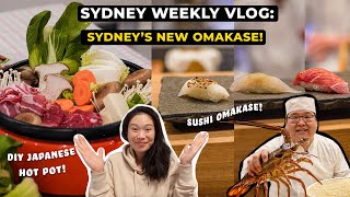 Weekly Vlog  NEW KUON Omakase in Sydney + How to Make Japanese Hot Pot at Home (Easy Dinner Ideas)