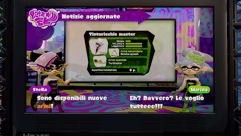 Splatoon (Wii U) - The Octobrush Nouveau - il tinturicchio master - New Weapons