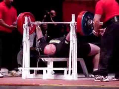 Mike Hodge (USA) 2.attempt 272,5 kg - World Men's Benchpress Championships 2001 class +125 kg