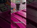Making curved rails with magenta ultra-high molecular weight polyethylene sheets #machine #cncmill