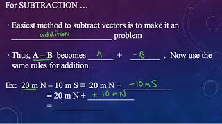 1D vectors